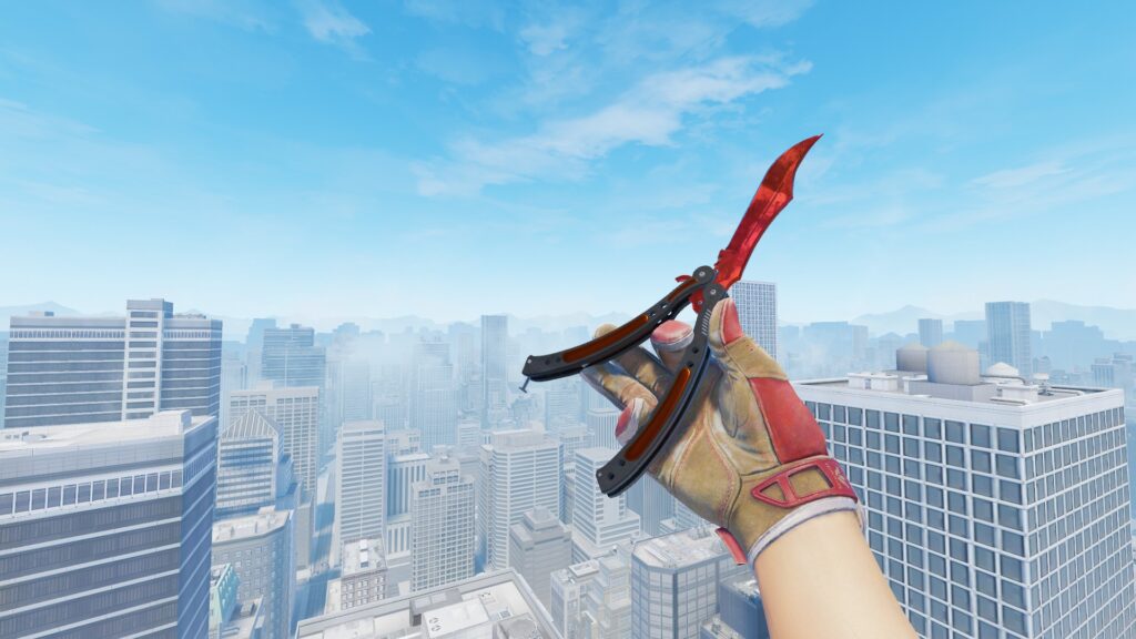 Butterfly Knife _ Doppler Ruby FN