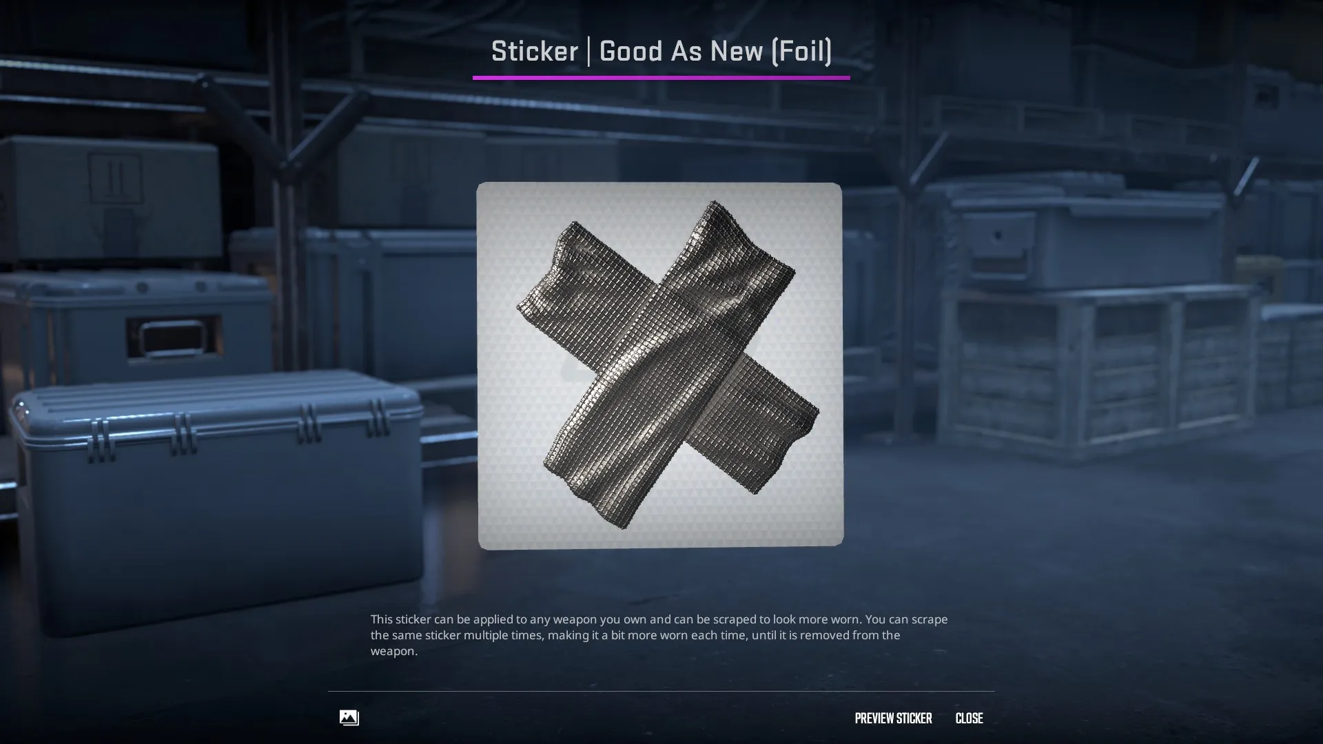 Sticker | Good As New (Foil)