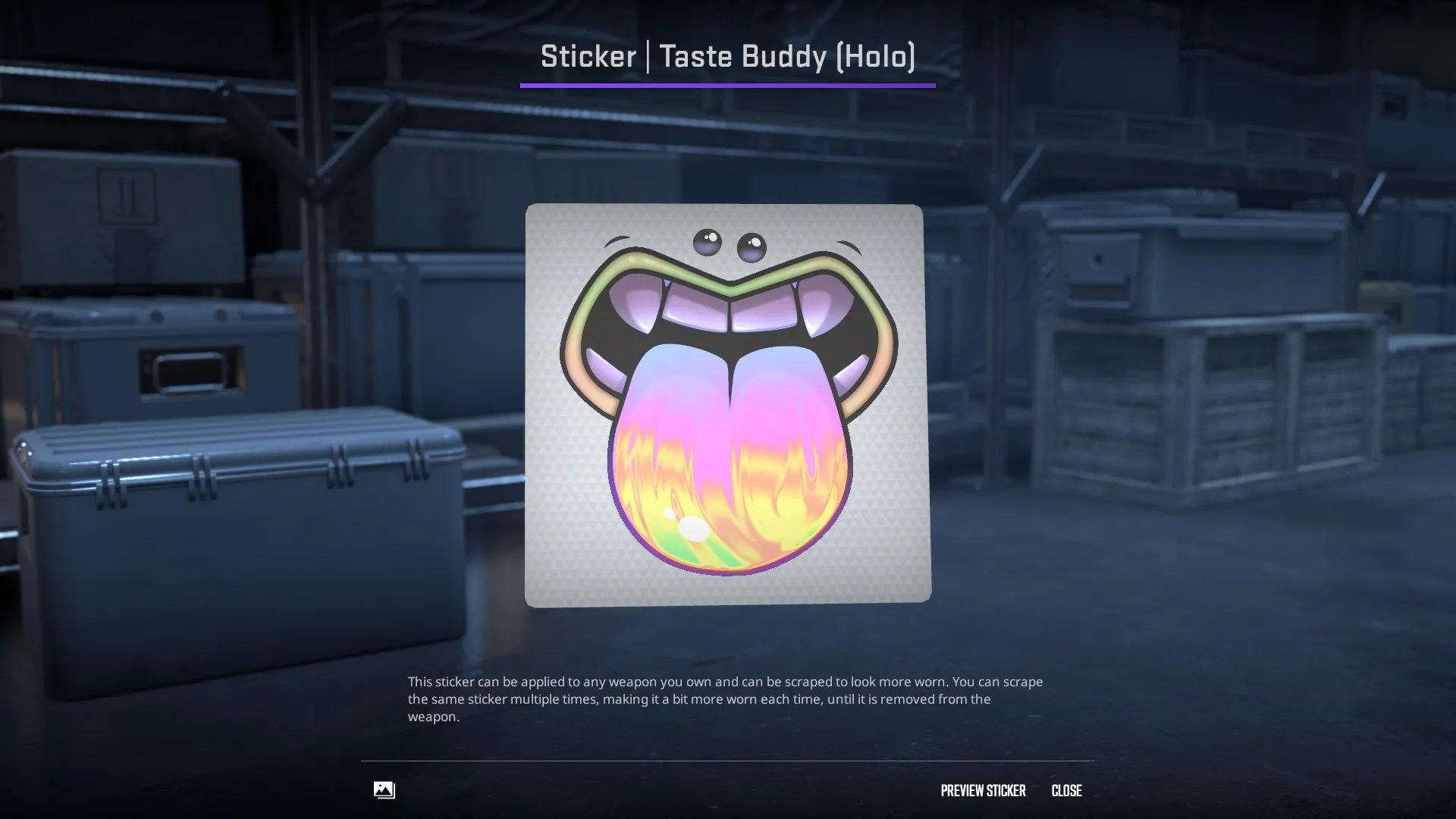 Sticker | Taste Buddy (Holo)